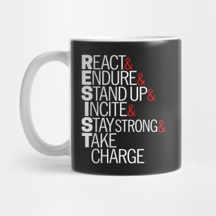 Resist Acronym T-Shirt Mug